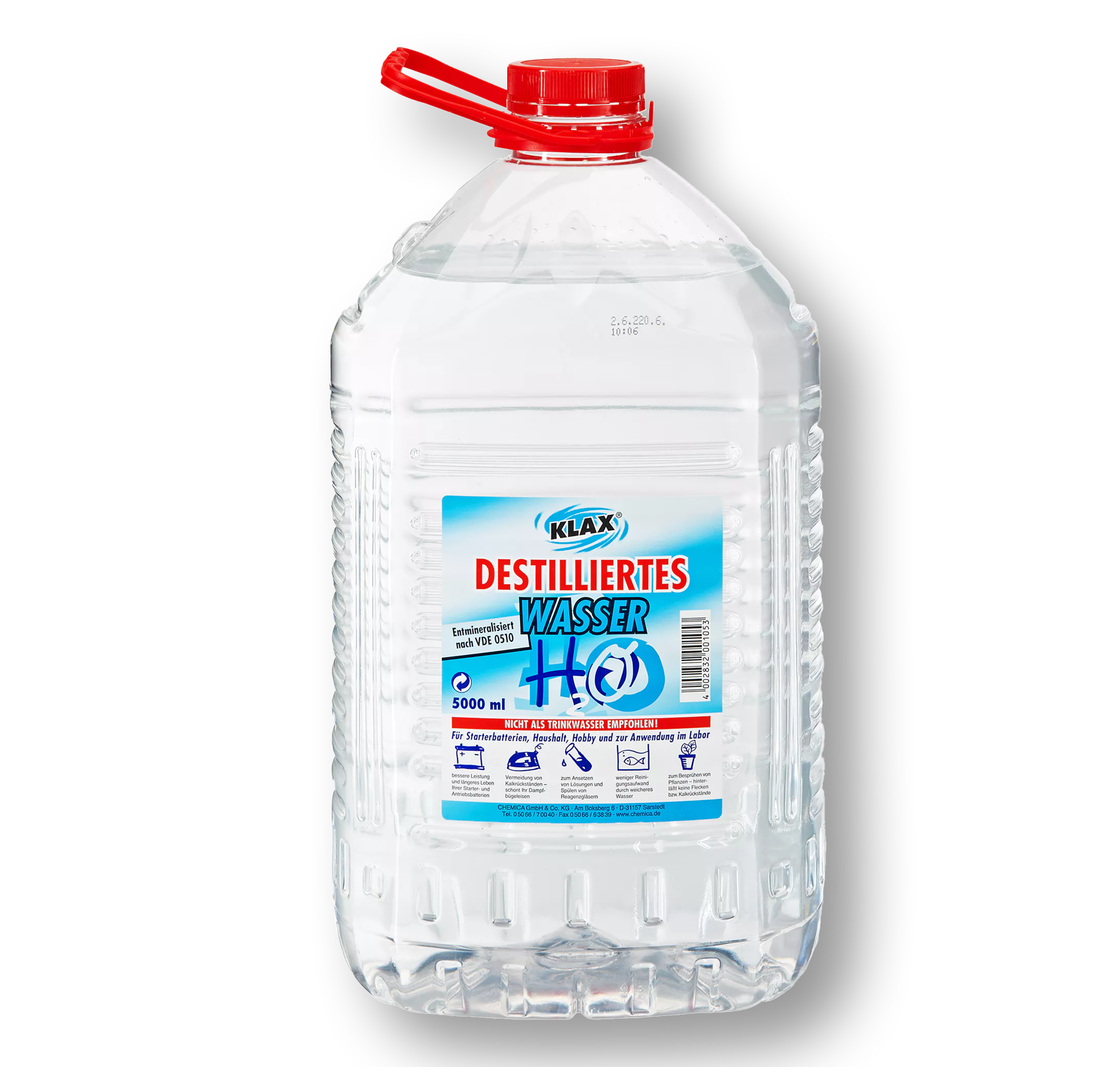 Destilliertes Wasser