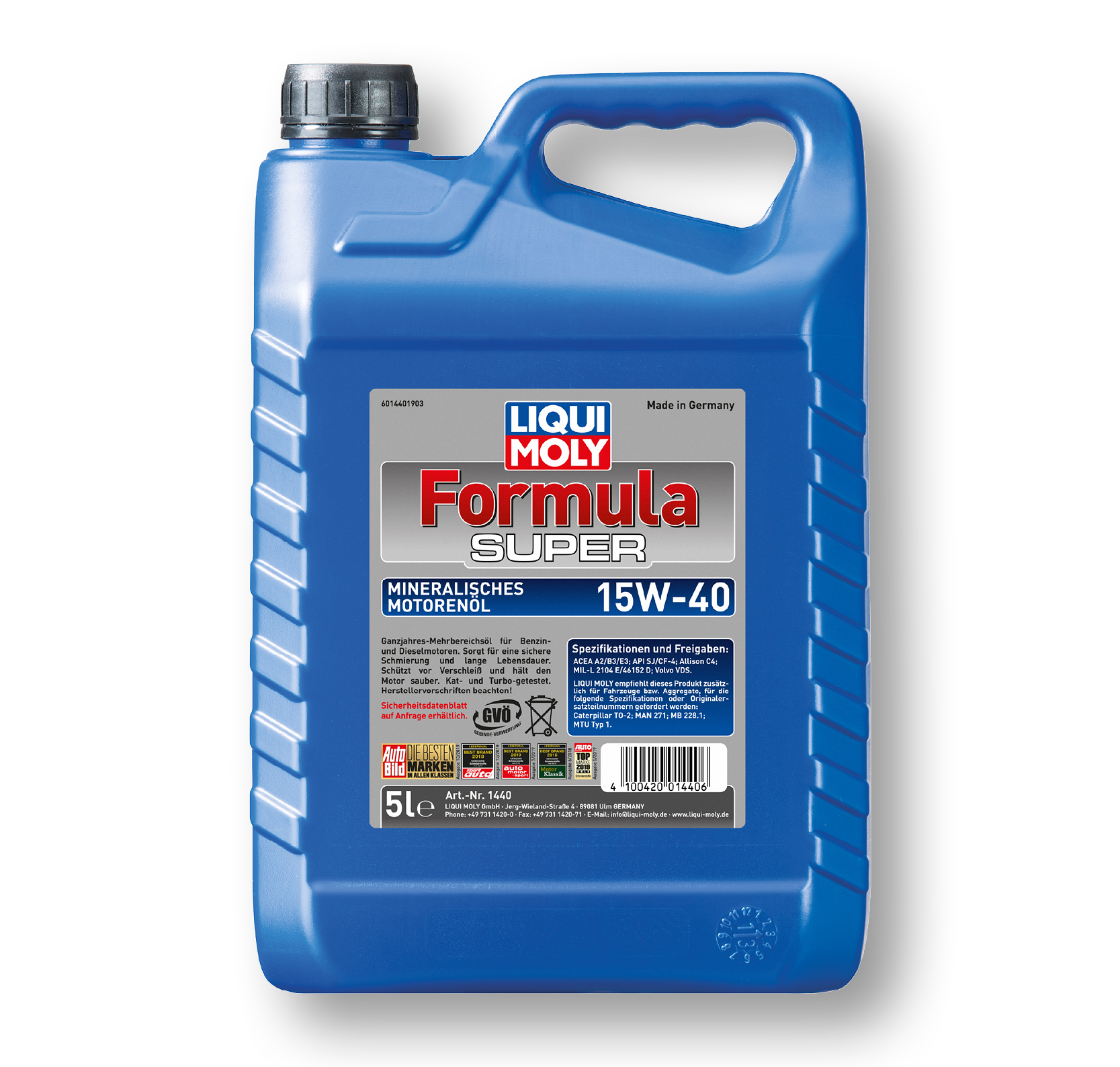 LIQUI MOLY Leichtlauf-Motorenöl »Formula Super« »15W-40«
