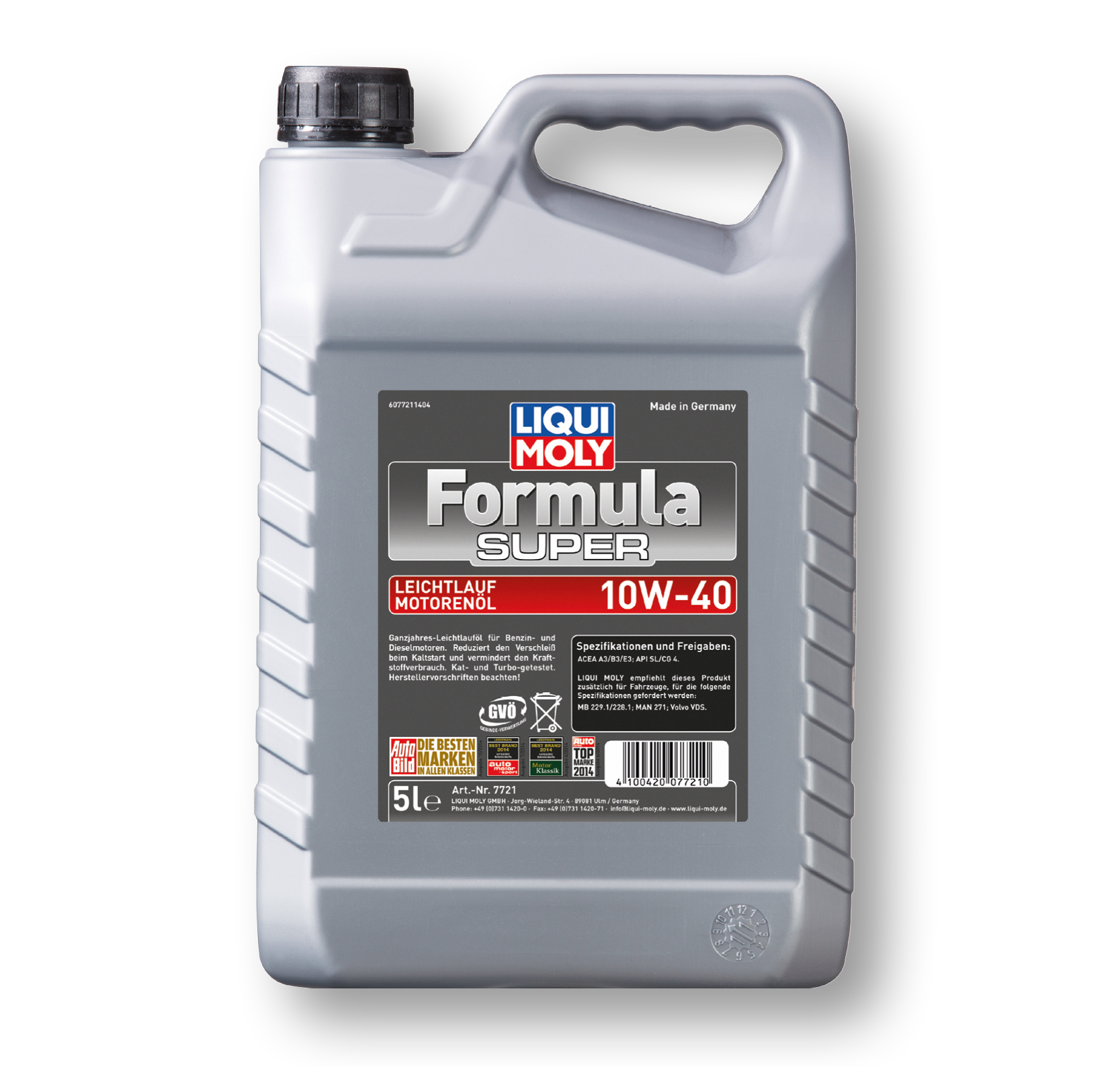 LIQUI MOLY Leichtlauf-Motorenöl »Formula Super« »10W-40«