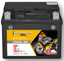 Panther Motorrad-Gel-Batterie »4Ah CTX4L-BS«