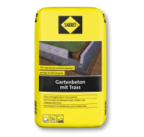 Gartenbeton mit Trass