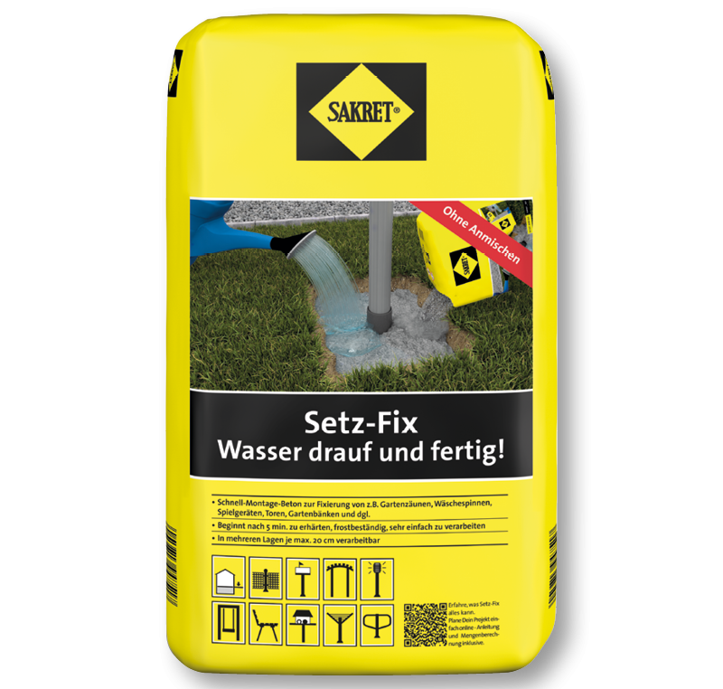 Sakret Setz-Fix-Schnellbeton