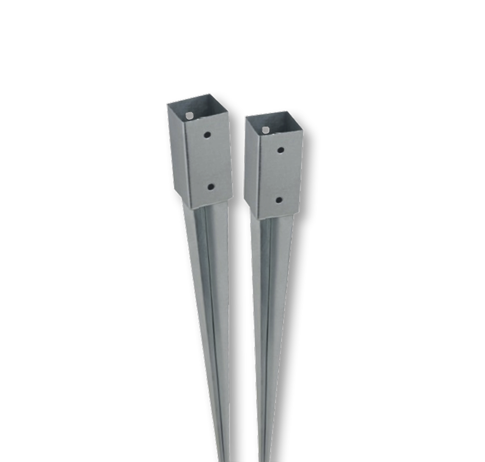 Einschlagbodenhülse 7 x 90 x 7 cm