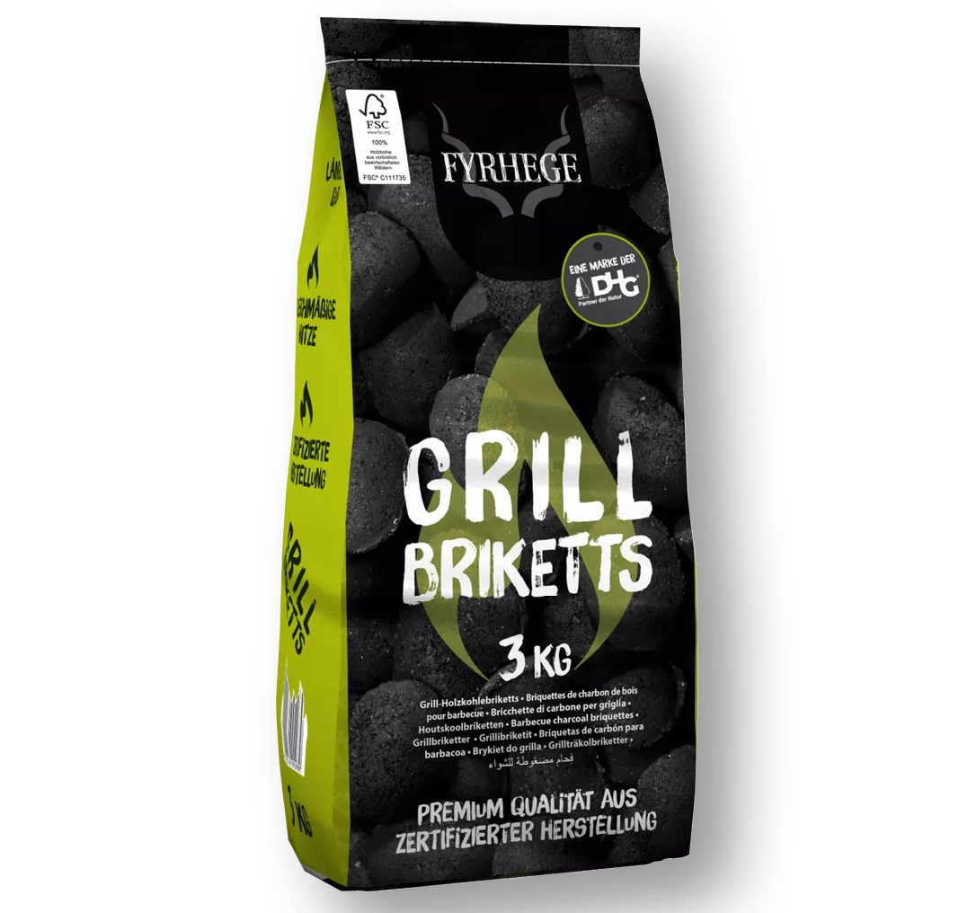 Grill-Holzkohlebriketts