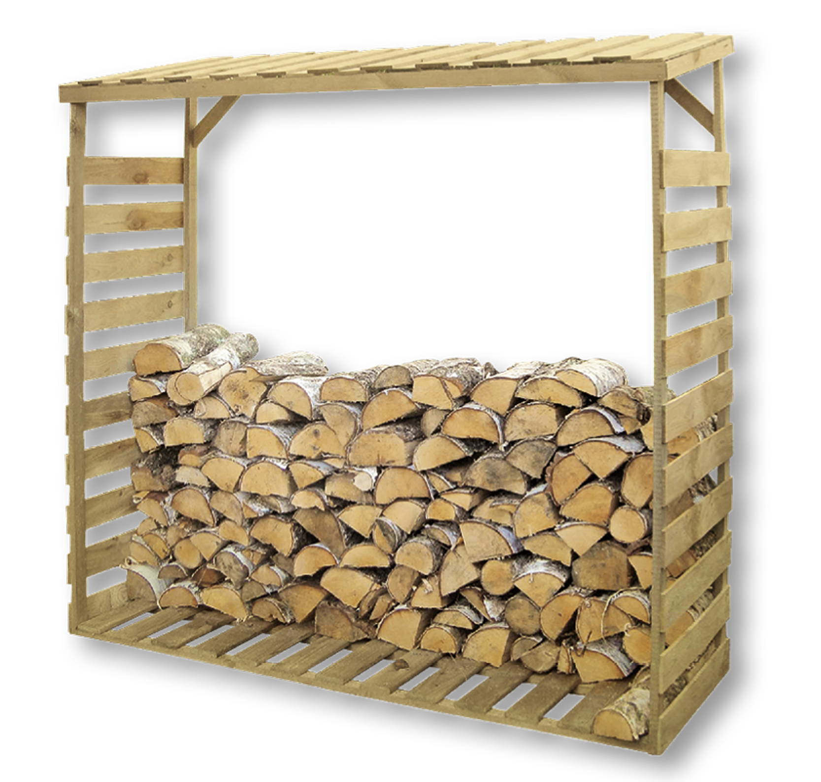 Kaminholz-Unterstand