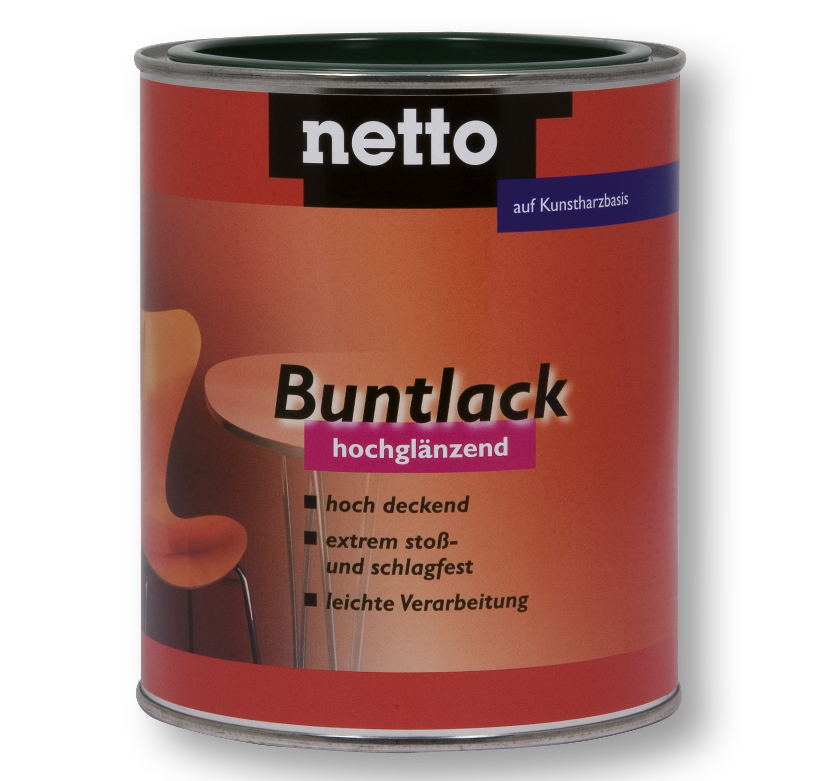 netto Buntlack auf Kunstharzbasis 375 ml