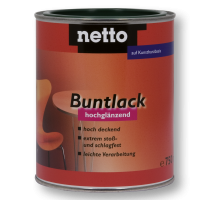 netto Buntlack auf Kunstharzbasis