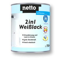 netto 2in1 Weißlack
