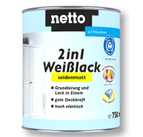 netto 2in1 Weißlack