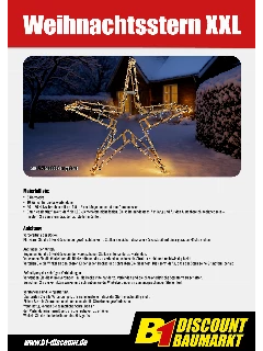 Weihnachtsstern XXL