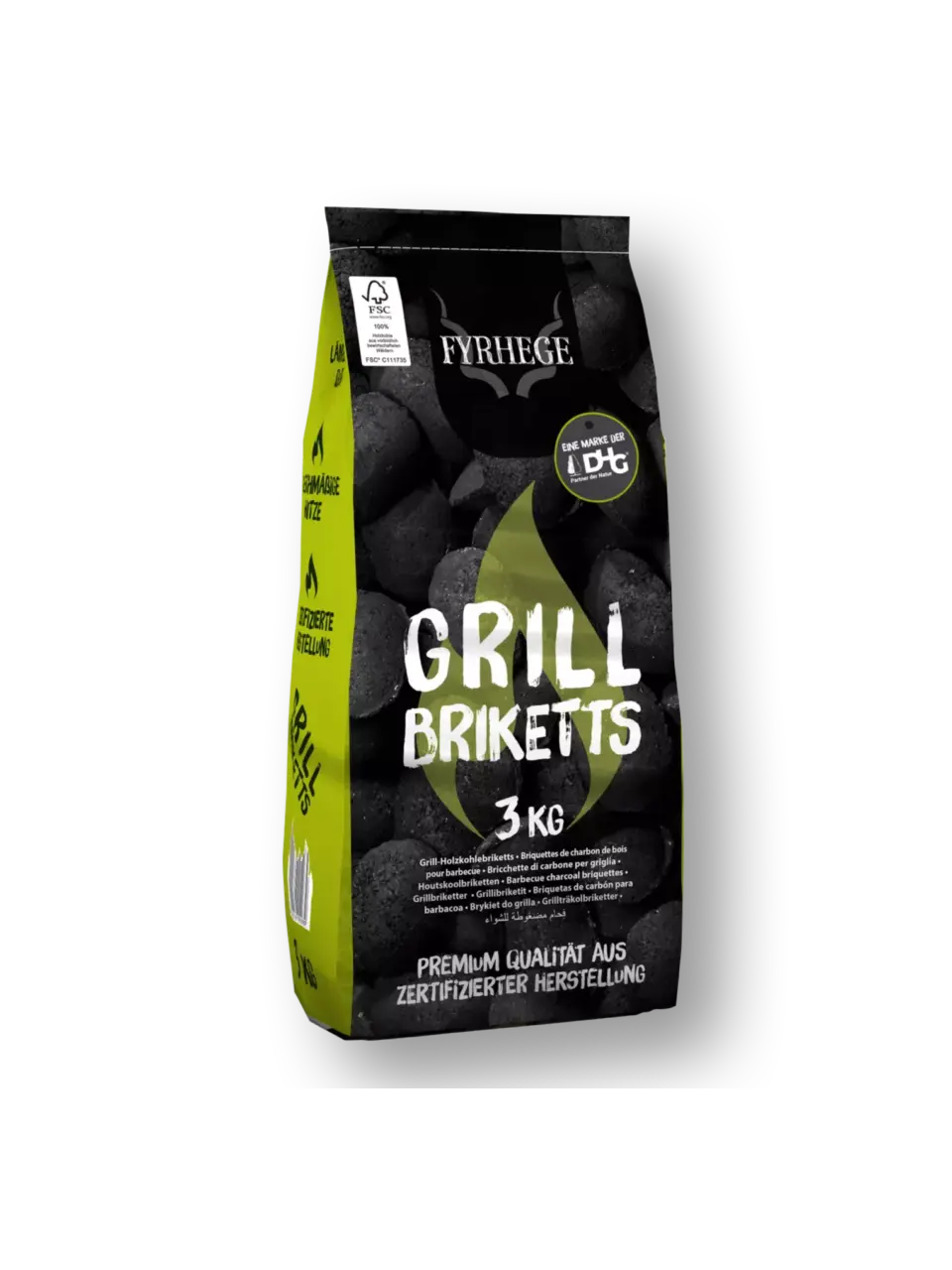 Grill-Holzkohlebriketts